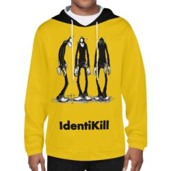 Felpa con cappuccio - Giallo/Nero - IdentiKill